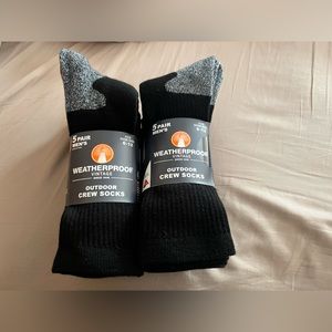Weatherproof vintage outdoor crew socks